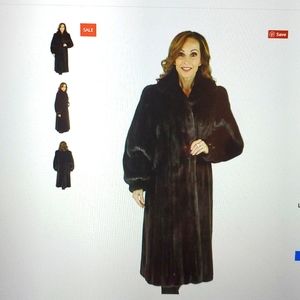 Black Diamond Ranch Mink Fur Coat